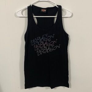 Harley-Davidson tank top Womens Sz Small, good condition see measurements